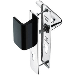 ENSEMBLE PORTE PALIERE C.I. C RIVBLOC CHROME    52053-1