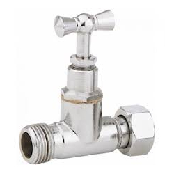 ROBINET ARRET CHASSE EQU. CHROME 12/17 EQ120C