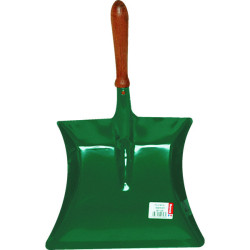 PELLE MENAGERE METAL VERTE MANCHE BOIS      328 - 31022