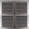 VENT ALU CARREE LH200  90cm²AM