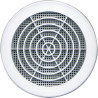 GRILLE  CONCENTRIQU DIA 80 BLANC A/M